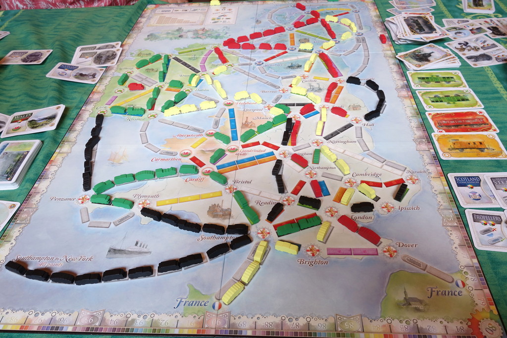 チケットトゥライド』拡張『イギリス／United Kingdom』 リプレイ