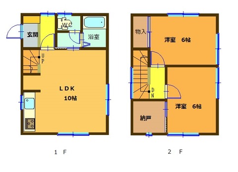 谷地田貸家 D