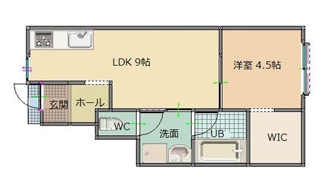 フレアコート101間取り