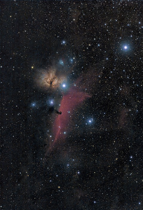 20240105 01NGC2024(燃える木)B33(馬頭星雲)2