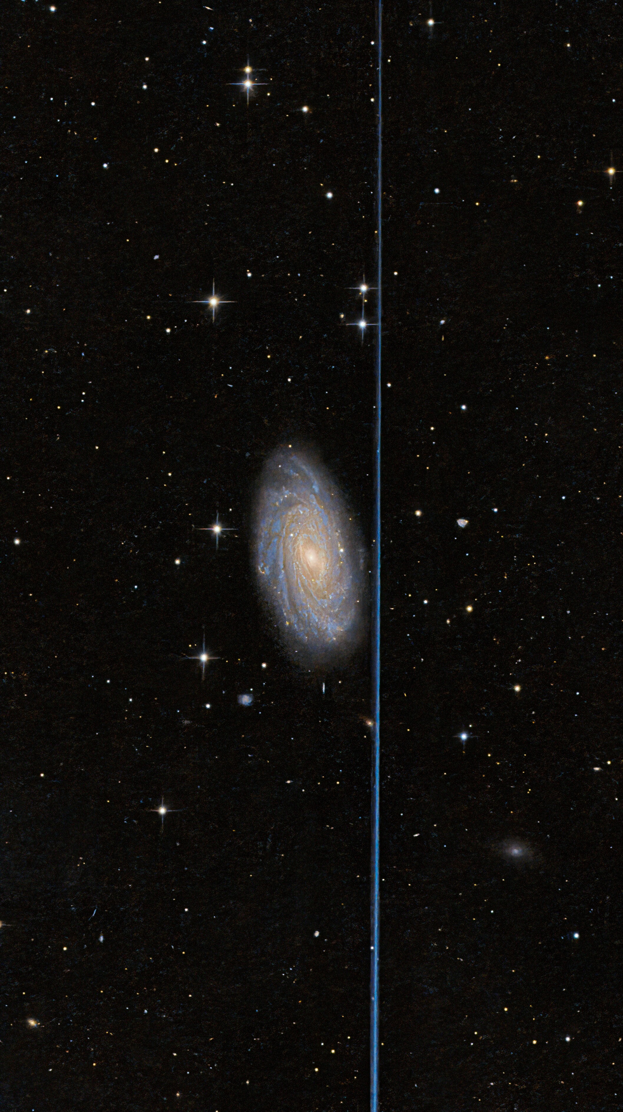 ☆04/16-17 30cm鏡LiveStack ②～ フェクダの光条にお手上げ NGC 3953