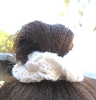 あまった毛糸で大きめシュシュ Aki S Diary In San Diego