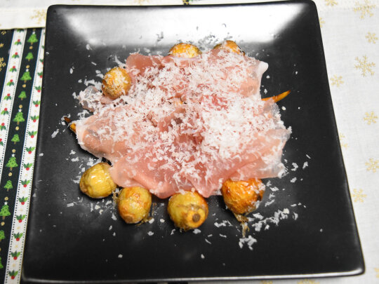 くわいの素揚げの生ハム添え 煮物以外のくわいのおいしい食べかた Super Slow Iegohan 毎日呑んでもダイエット ボディメイクおつまみ くわいの素揚げの生ハム添え 煮物以外のくわいのおいしい食べかた Super Slow Iegohan 毎日呑んでもダイエット ボディメイクおつまみ