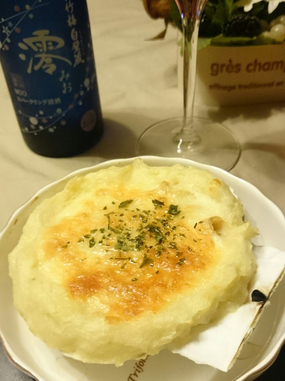 ホタテとマッシュポテトのグラタン 可愛くてお洒落なおもてなしレシピ 澪と楽しむパーティーレシピ Span Super Slow Iegohan 毎日呑んでもダイエット ボディメイクおつまみ