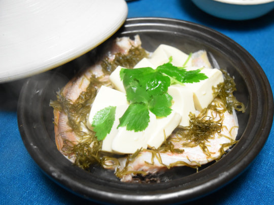 甘鯛と豆腐の昆布酒蒸し 日本酒にぴったり冬のおつまみ Super Slow Iegohan 毎日呑んでもダイエット ボディメイクおつまみ