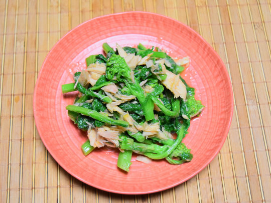 菜の花とツナの柚子胡椒和え ツナの旨みですすむ箸休め Super Slow Iegohan 毎日呑んでもダイエット ボディメイクおつまみ