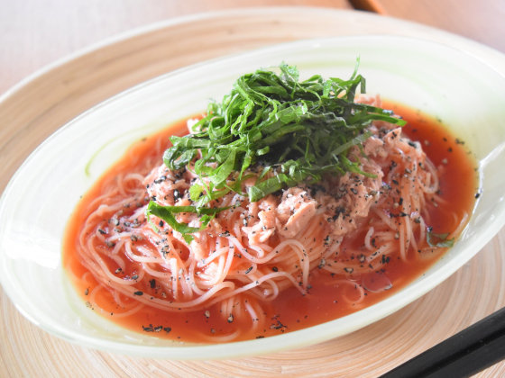 ツナトマトそうめん めんつゆとトマトジュースを合わせるだけで超簡単 ぐんまクッキングアンバサダー Super Slow Iegohan 毎日呑んでもダイエット ボディメイクおつまみ ツナトマトそうめん めんつゆとトマトジュースを合わせるだけで超簡単 ぐんまクッキングアンバサダー Super Slow Iegohan 毎日呑んでもダイエット ボディメイクおつまみ