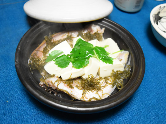 甘鯛と豆腐の昆布酒蒸し 日本酒にぴったり冬のおつまみ Super Slow Iegohan 毎日呑んでもダイエット ボディメイクおつまみ