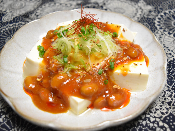 麻婆 納豆 豆腐 ひき肉の代わりに納豆を使ってヘルシーおつまみ Super Slow Iegohan 毎日呑んでもダイエット ボディメイクおつまみ