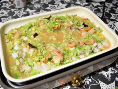 もんじゃ焼き ホットプレートで好きなものを好きなだけ Super Slow Iegohan 毎日呑んでもダイエット ボディメイクおつまみ