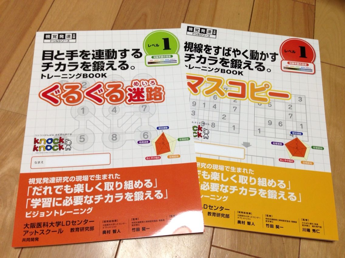 新しい視覚発達支援ドリル あめのちはれ アッコとイッタのドタバタな毎日