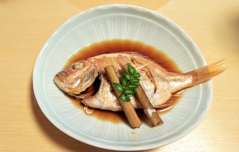 日生 上内 連子鯛の煮付け