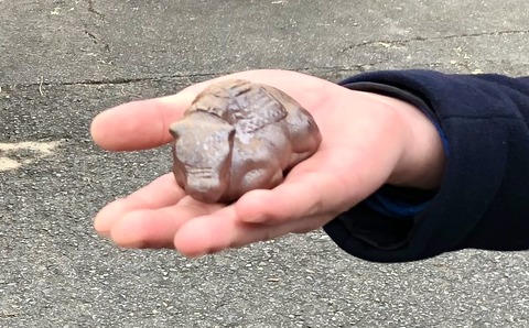 田倉牛神社　牛像