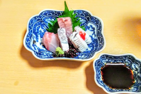 日生 上内 お造り コショウダイ 鰆 太刀魚 鱧