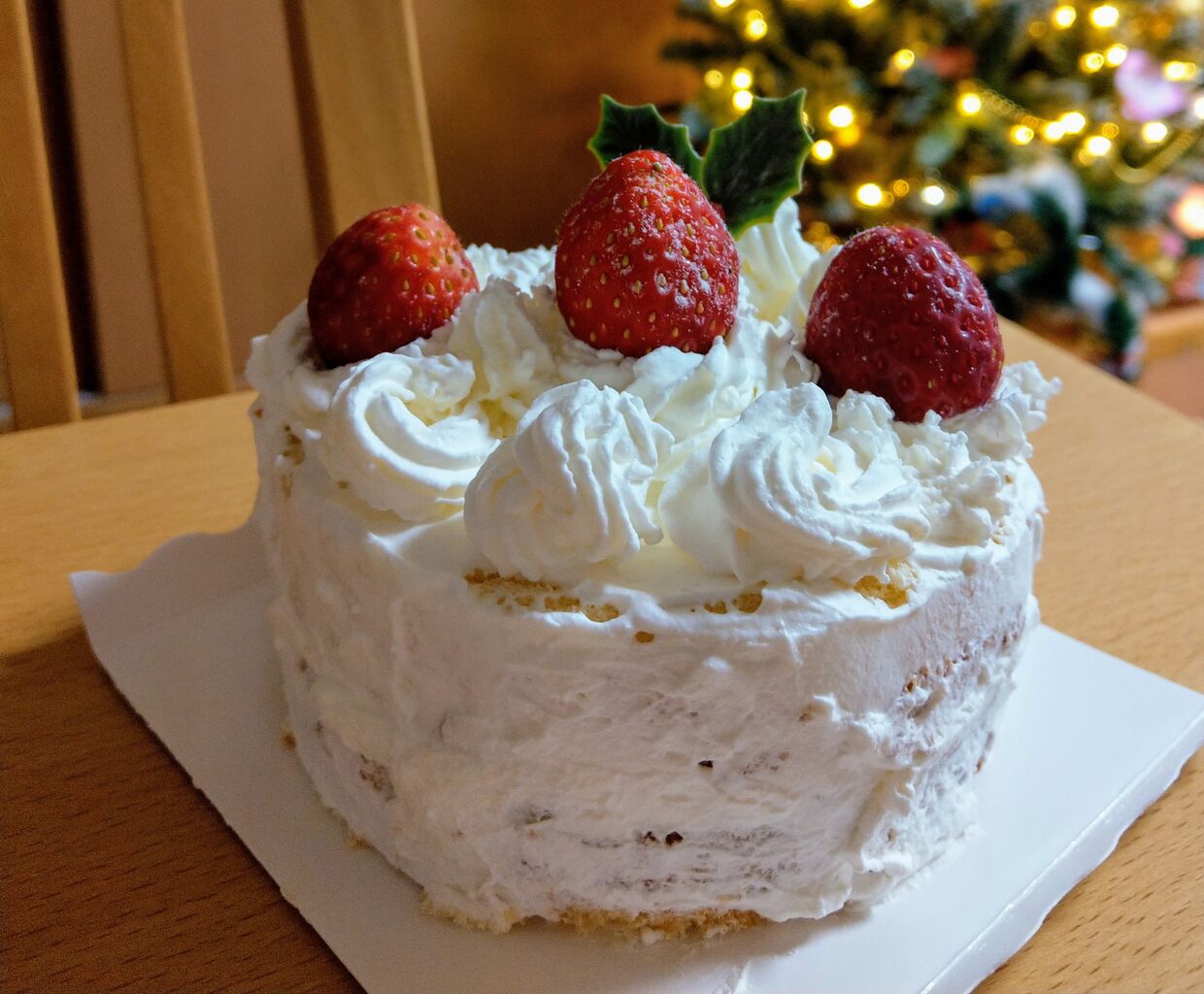 子供が作ったクリスマスケーキ19 Ako310kitchen
