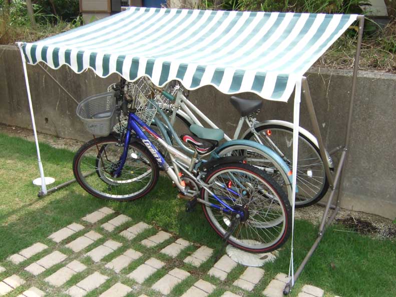 187 自転車置き場１ Mi Vida 心豊かなスウェーデンハウスの暮らし