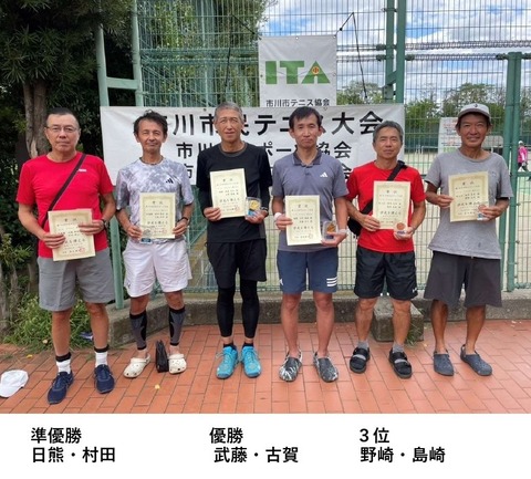 2025市川市民ダブルス男子55