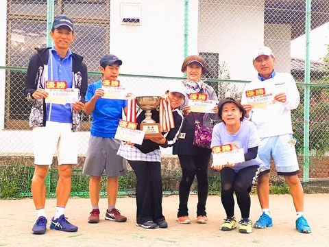 １位優勝Ｄチーム