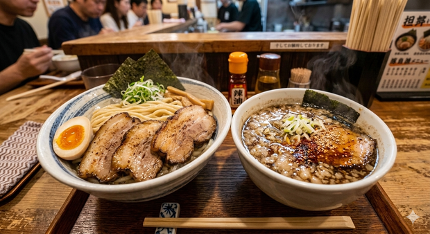 AIにすごく美味そうなつけ麺の画像作れって言った