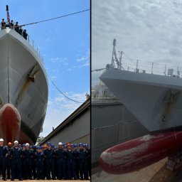 英国「日本は俺たちの恩人だ」 日本で修理を終えたイギリス海軍の艦艇が無事出航し英国から感謝の声