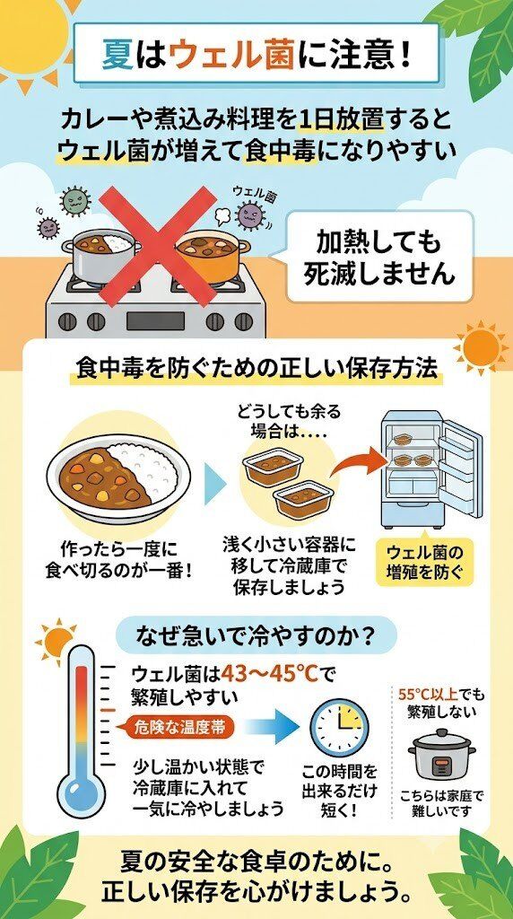 夏は「ウェル菌」に注意!