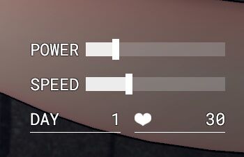 白騎士調教:調教バーの操作