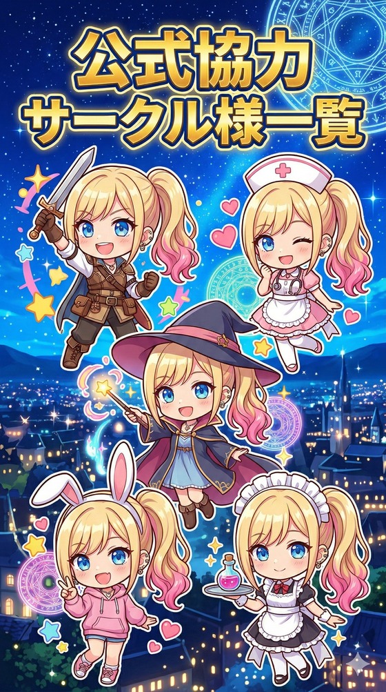 公式協力サークル様一覧