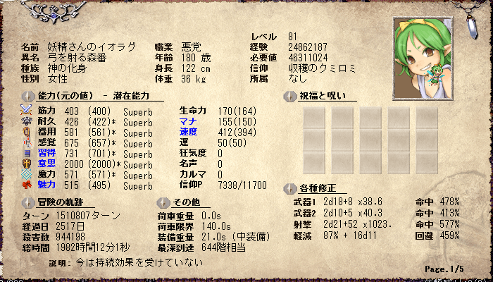 Elona Oomex日記7 ペット紹介 妖精さん編 腹さえ膨れりゃなんでもいい ただの趣味日記 主にelona Elona Oomex日記7 ペット紹介 妖精さん編 腹さえ膨れりゃなんでもいい ただの趣味日記 主にelona