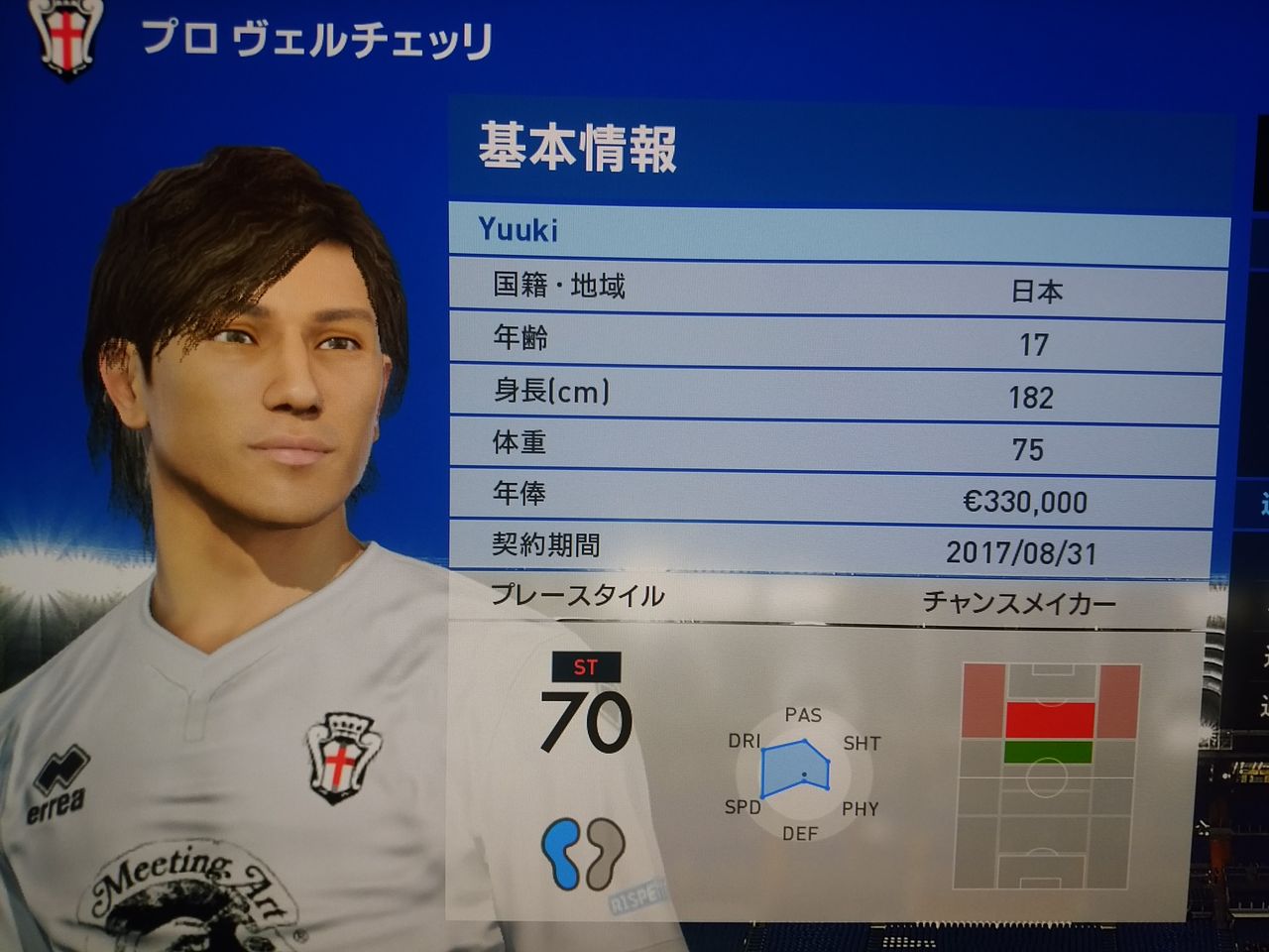 Fcプロ ヴェルチェッリ ウイイレ17 ビカムアレジェンド日記 Fcプロ ヴェルチェッリ ウイイレ17 ビカムアレジェンド日記