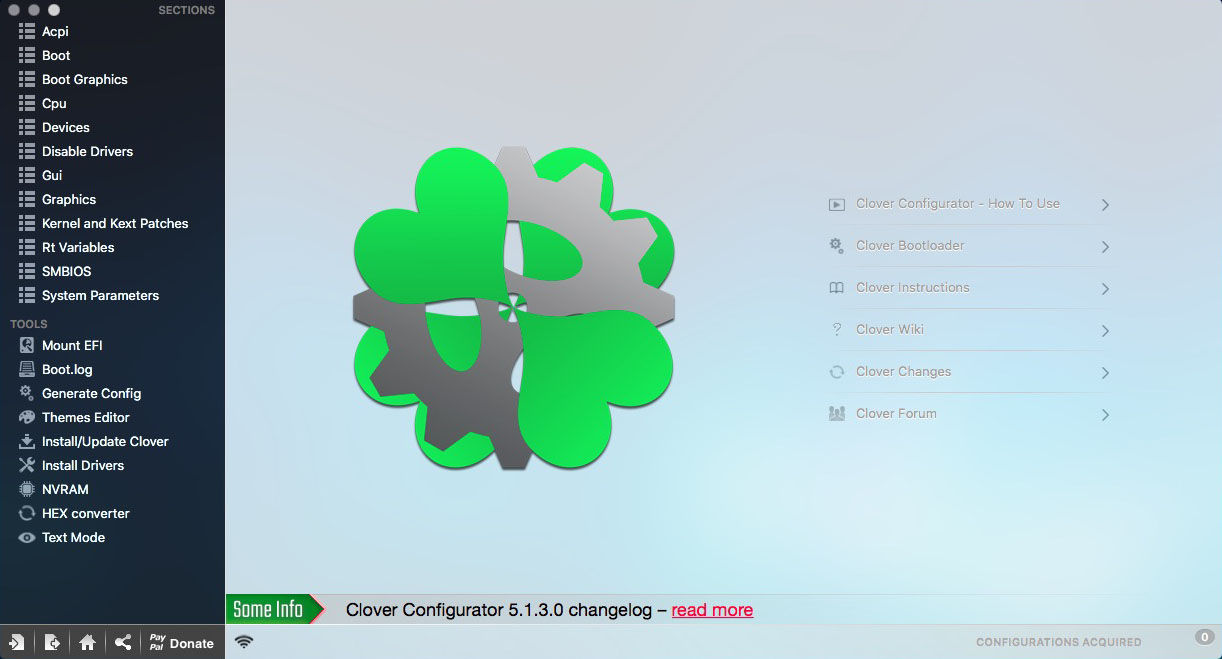 Clover Configuratorによる調整 新井田さんのチラシの裏 Clover Configuratorによる調整 新井田さんのチラシの裏