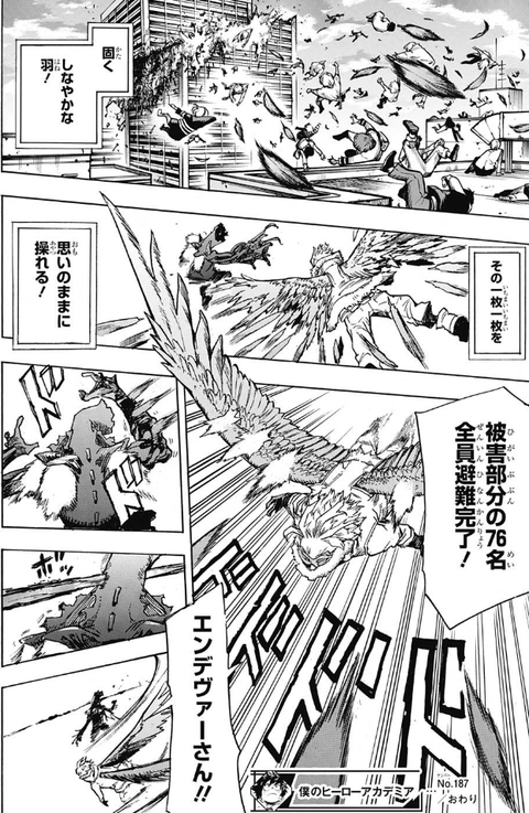 ヒロアカ 今週no 187の感想とエンデヴァー 僕のヒーローアカデミアまとめ
