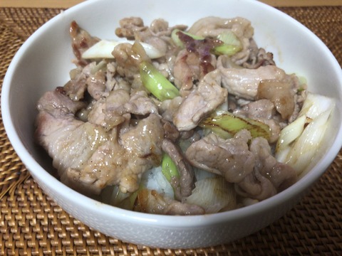 豚ばら塩だれ丼の素 富士食品 極私的料理メモ
