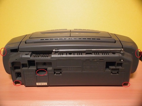 Panasonic ラジカセ RX-DT35 の分解清掃です・・・orz。 : アルバトン