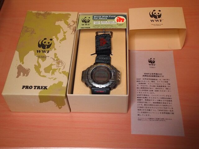 【未使用】 カシオ PRO TREK PRT-40WVJ-1T WWF 電池切れ 未使用】 カシオ PRO TREK PRT-40WVJ-1T WWF 電池切れ