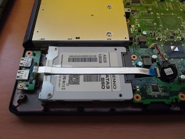 中古ノートPC（eMachines E732-F32C）のメンテナンス作業 その5（追加