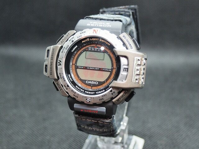 【レビューで送料無料】 CASIO HRV HONDA 青っぽく プロトレック ホンダHR-V限定 PRT-40 時計