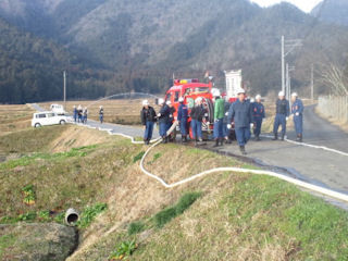 消防団の訓練