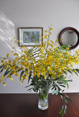 庭の植物で活け花 Alex S Garden Party