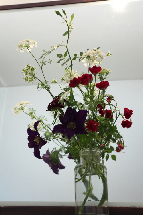 2倍に見える今朝の花瓶 Alex S Garden Party
