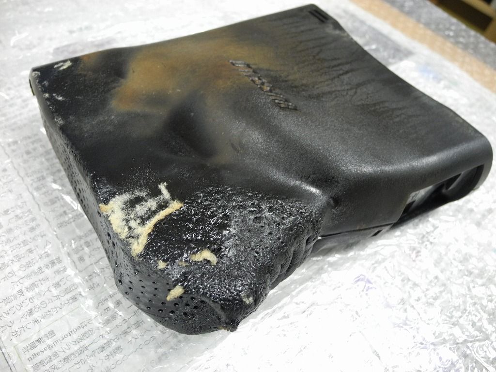 火災で燃えた外付けハードディスクのデータ復旧作業 湘南のパソコン修理専門店 下田商会 0466 48 2386