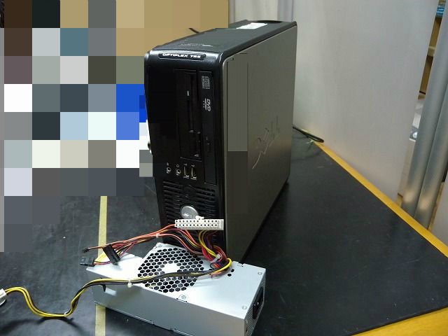 電源ユニット交換作業 Dell修理 湘南のパソコン修理専門店 下田商会 0466 48 2386