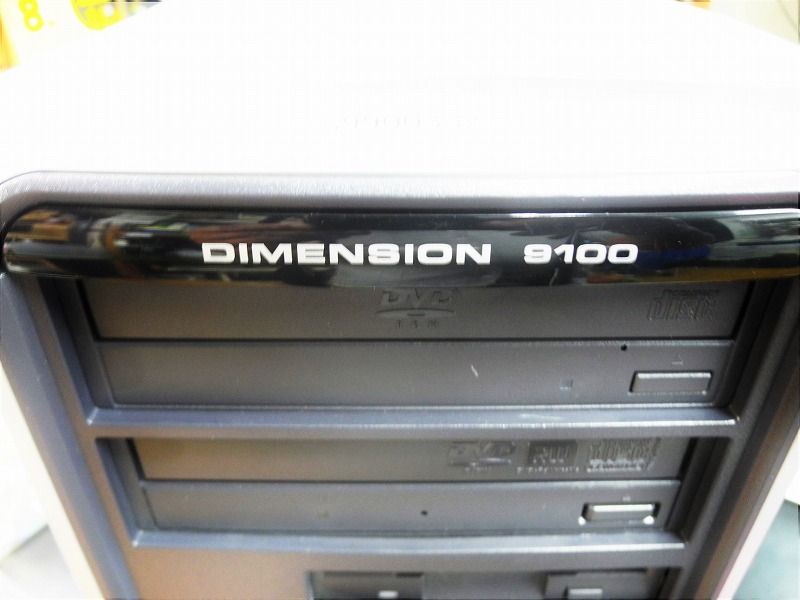 オレンジ色のランプ点滅で電源が入らないdell Dimension9100修理作業 湘南のパソコン修理専門店 下田商会 0466 48 2386