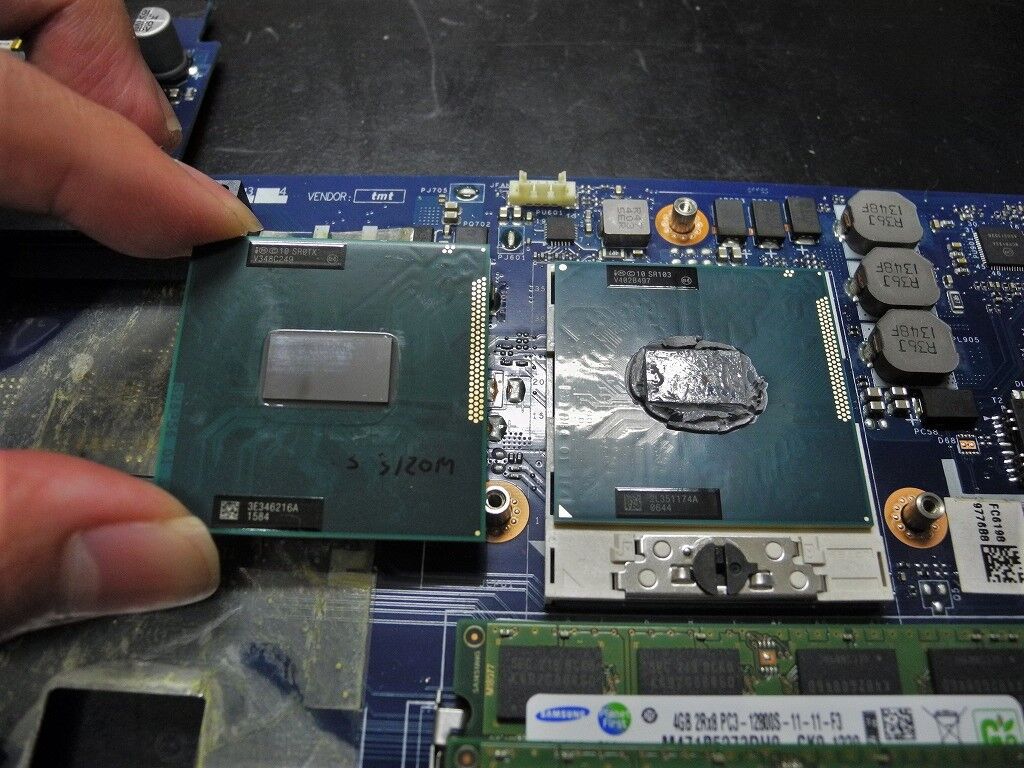 NEC VK19EA-H CPU交換済み windwos10 NEC VersaPro J VF-H のCPU換装作業 : 湘南のパソコン修理専門店 下田