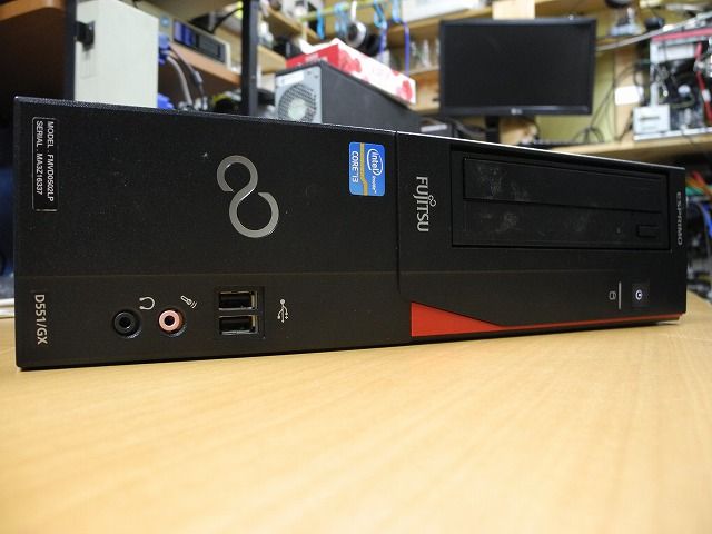 Fujitsu ESPRIMO D551/GX デスクトップPC 富士通デスクトップ パソコン ESPRIMO D551/GX 各部名称/外観