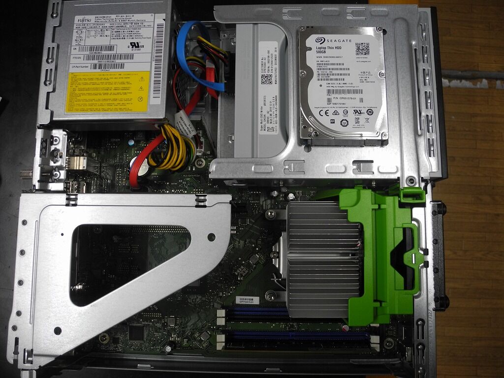 Fujitsu ESPRIMO D587/SX ハードディスク交換修理 : 湘南のパソコン ...