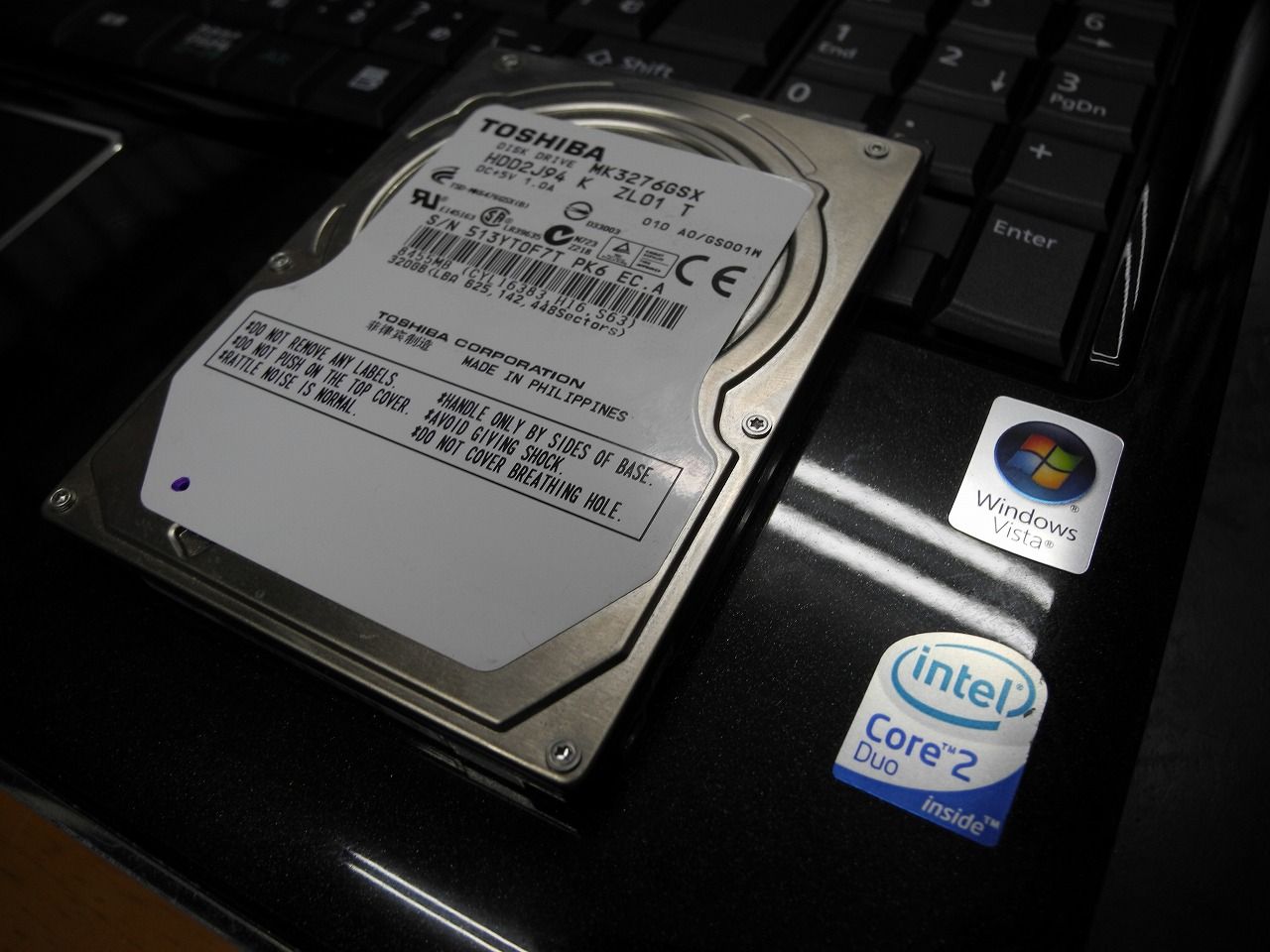 Fmv Biblo Nf C50 ハードディスク交換修理作業 湘南のパソコン修理専門店 下田商会 0466 48 2386 Fmv Biblo Nf C50 ハードディスク交換修理作業 湘南のパソコン修理専門店 下田商会 0466 48 2386