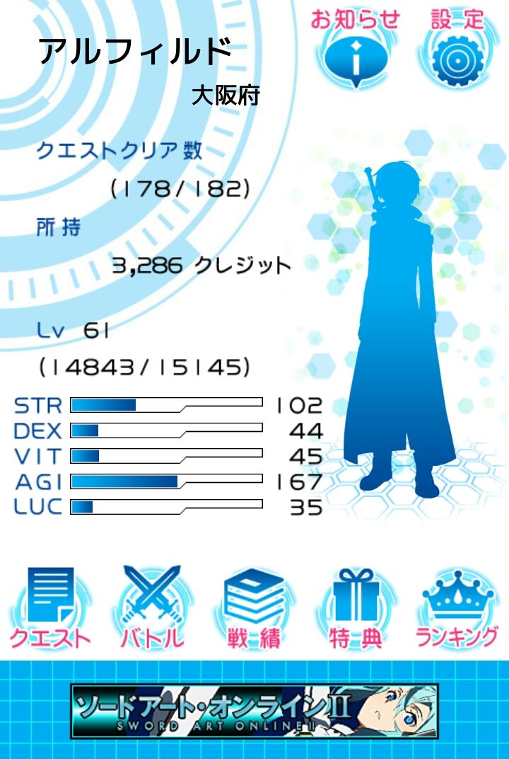 第15回バトルトーナメント結果 : SAO