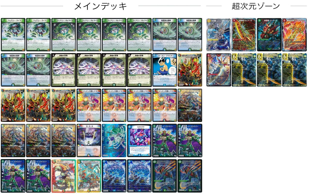 デュエマ デッキ、レアカードまとめ デュエマ】歴代最強デッキ選手権 Aランク〜火光ミッツァイル篇