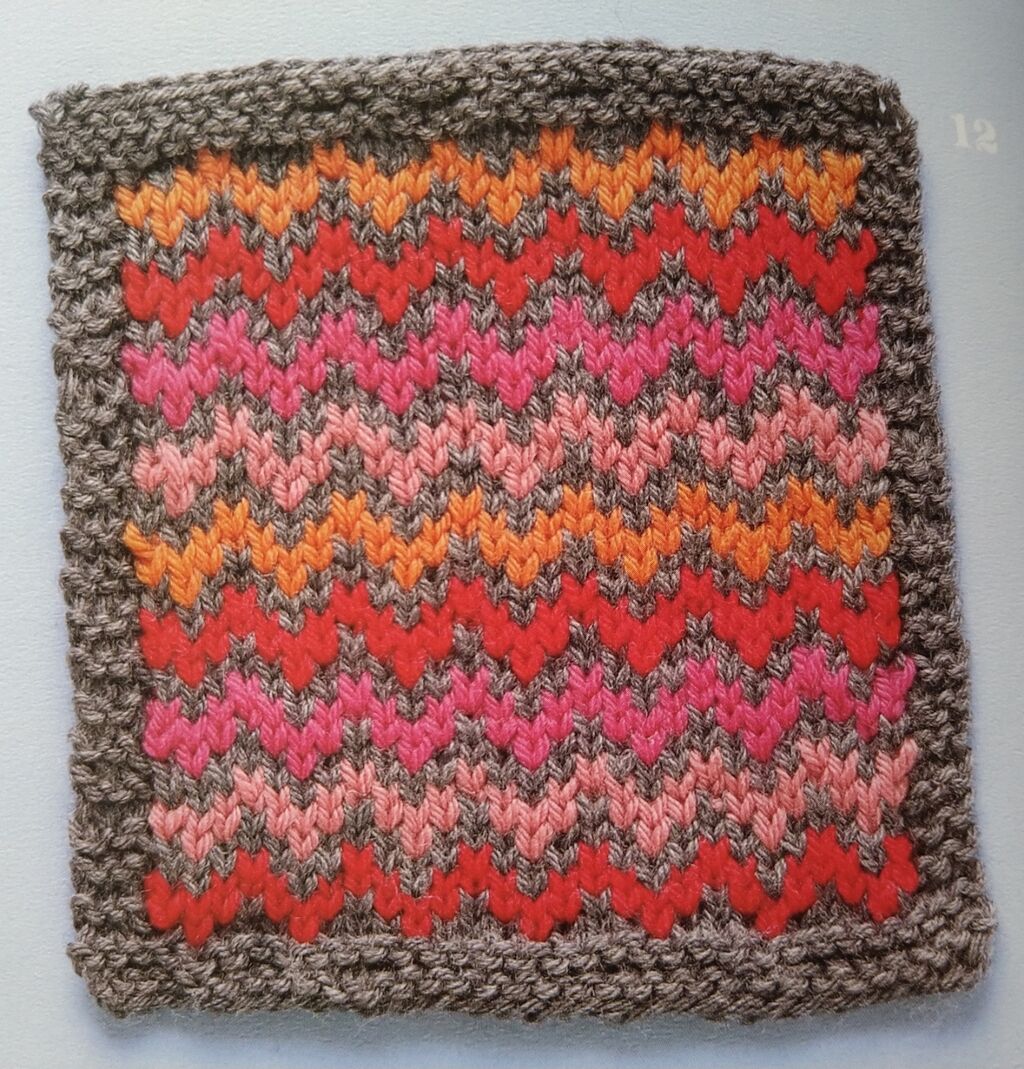 編み込みと模様編みの棒針パターン Aliceの編み物