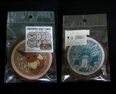 イーブイコレクション2 まんまるコースターセットのご紹介 有栖のポケモン日記